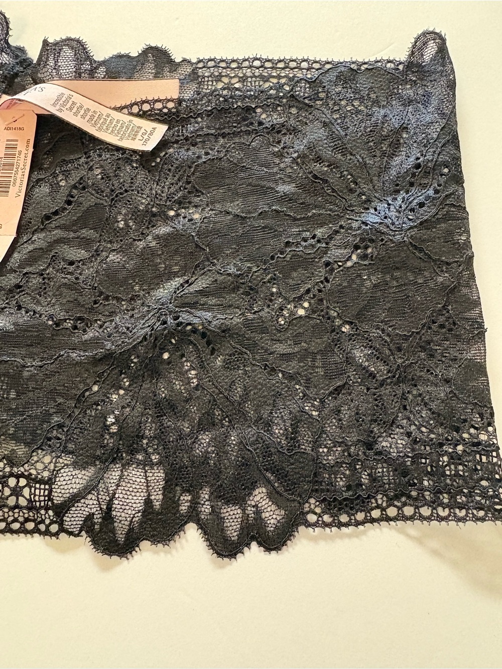 Victoria's Secret Black Lace boy short panties L - Picture 3 of 6